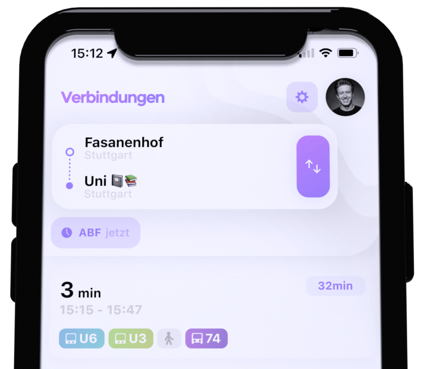 Öffis App Screenshot
